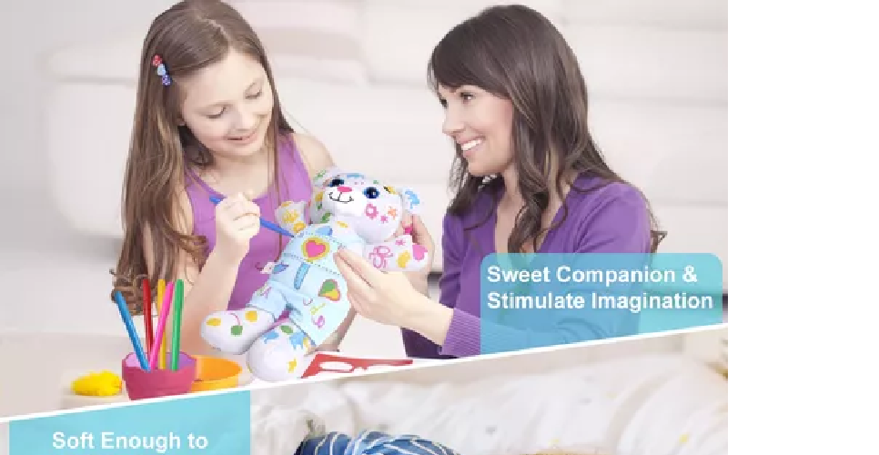 oso peluche para pintar